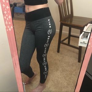 Pink vs yoga/leggings